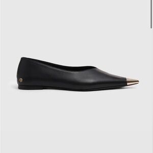 ANINE BING NINA FLATS WITH METAL TOE CAP